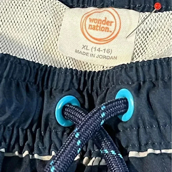 2 size XL 14/16 Wonder Nation swim trunks, EUC - Picture 6 of 7